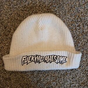 White Fucking Awesome Beanie